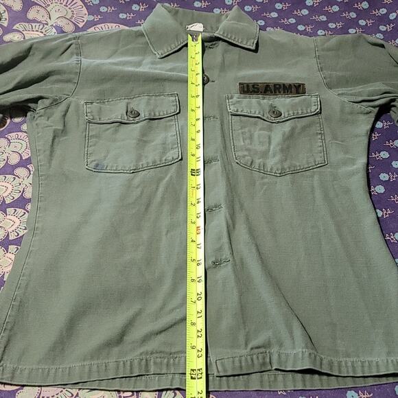 Vintage OD Green Army Overshirt - Badass - Picture 9 of 10